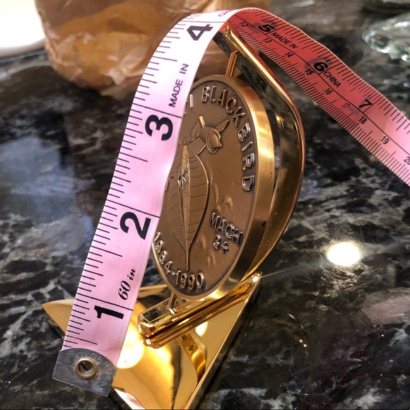 BLACKBIRD SR-71 MACH 3+ COLLECTABLE DISPLAY COIN BRASS - Picture 6 of 12